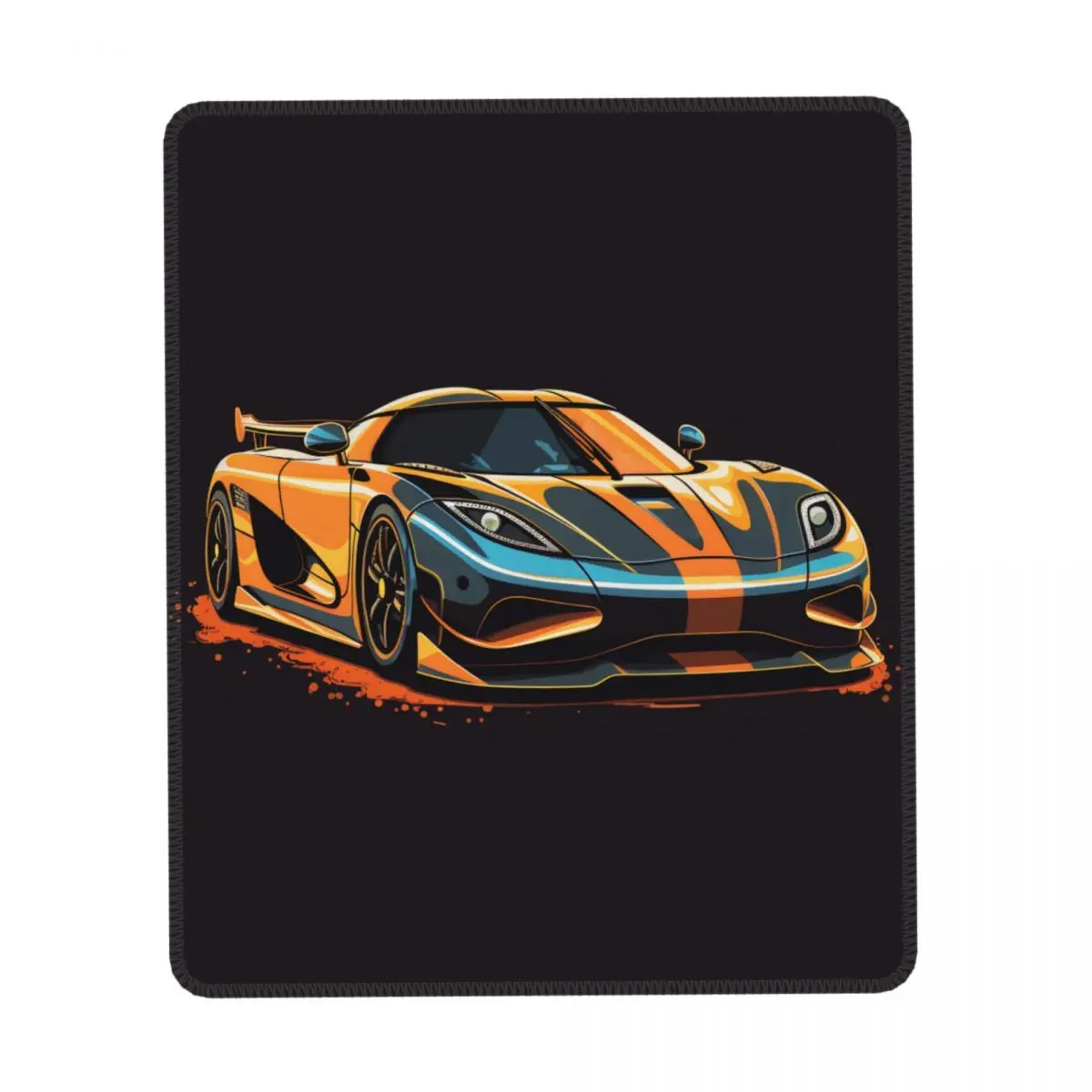 

Ultimate Sports Car Vertical Print Mouse Pad Vibrant Tones Vintage Vintage Quality Mousepad Desk Anti Fatigue Rubber Mouse Pads