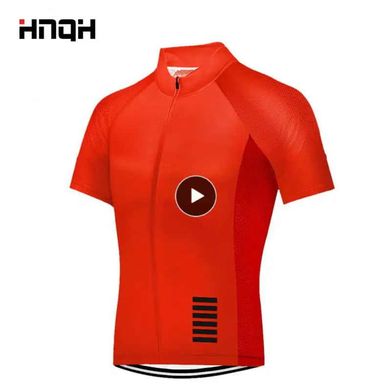 

Wrinkle Resistant Cycling Clothing Anti-pilling Polyester Cycling Jerseys Quick Dry High Quality Summer Short Sleeve Breathable