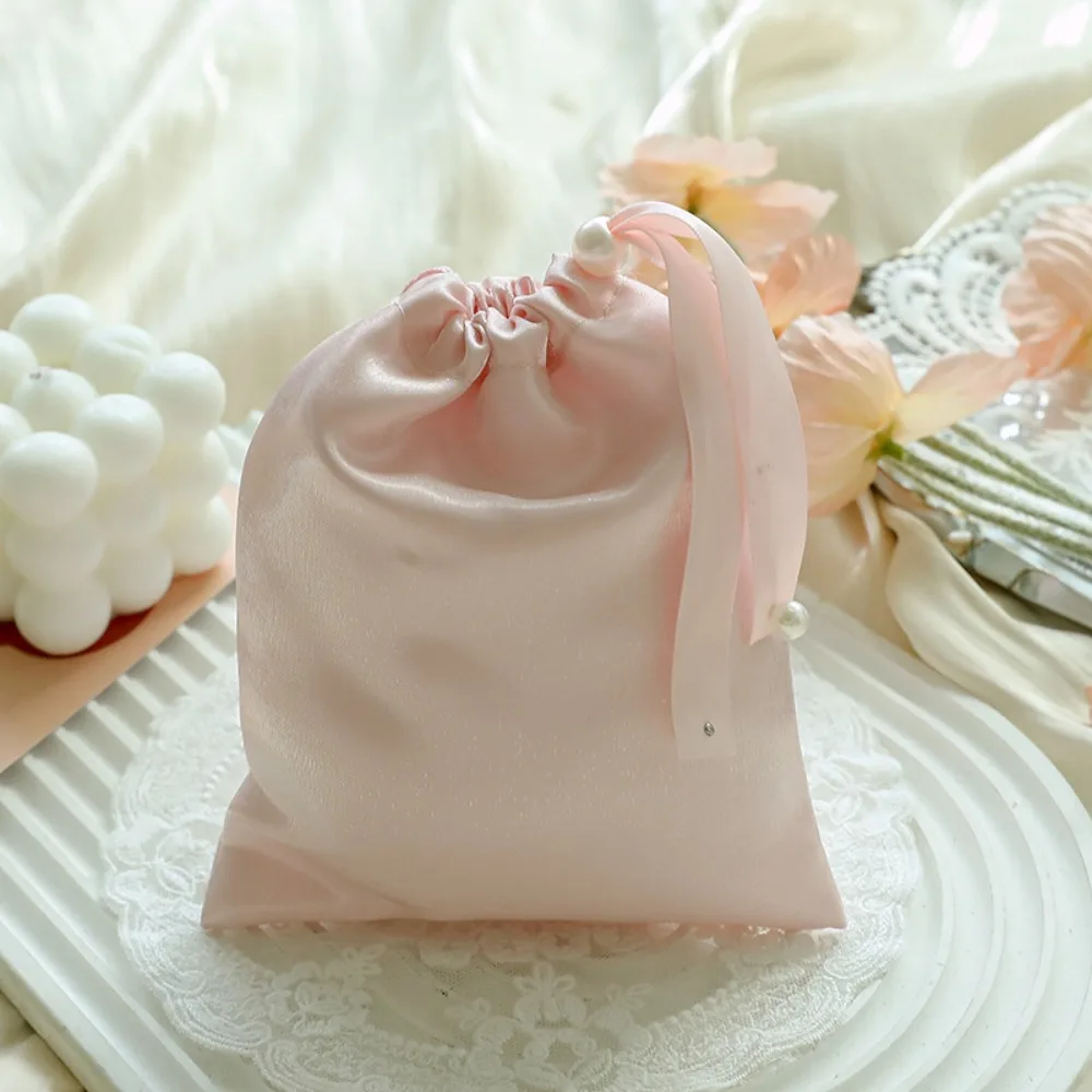 Подарочная элегантная свадебная сумка для конфет атласная мини-сумка сахара с
