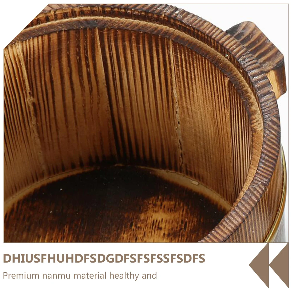 Бочка для риса в деревенском стиле ведро суши контейнер салата бытовая бочка