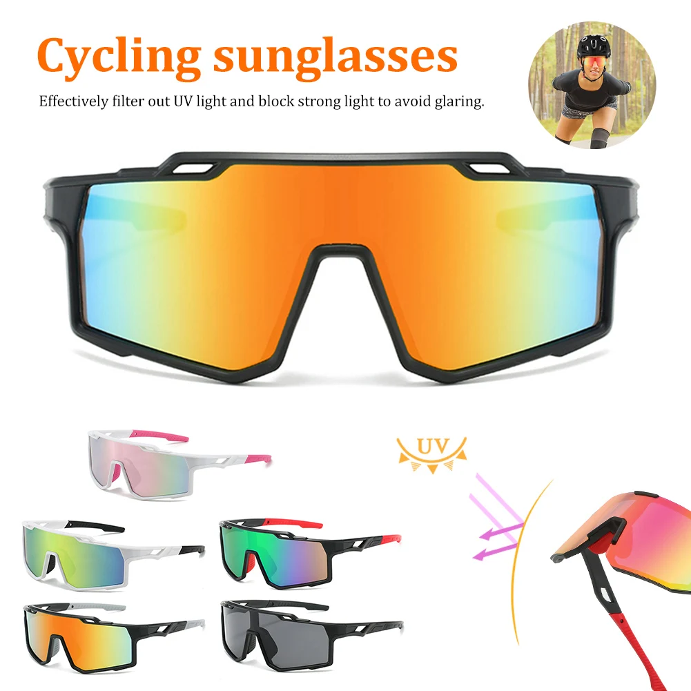 Велосипедные очки с защитой UV 400 ветрозащитные солнцезащитные для езды на