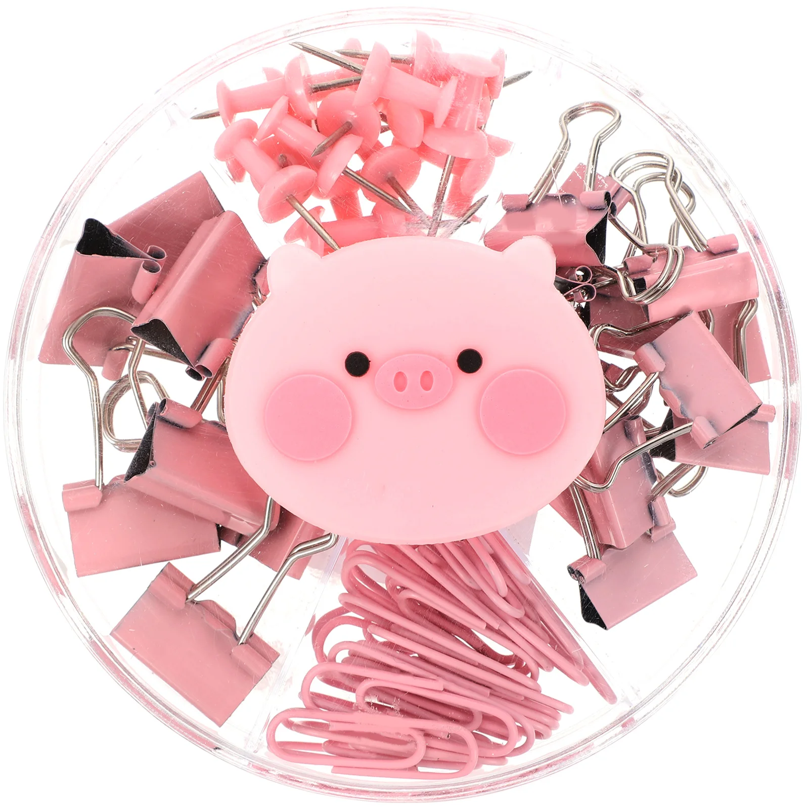 

Милый оболочка с зажимом для бумаги, украшение для рабочего стола, яркие мини-передатчики, офисный портативный комбинированный набор