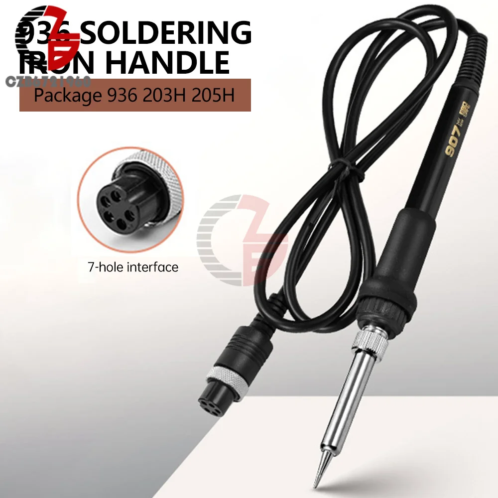 

5/7-контактная паяльная станция, железная ручка, 936b, комплект паяльника с регулируемой постоянной температурой, 1321/1322, металлический нагревательный сердечник