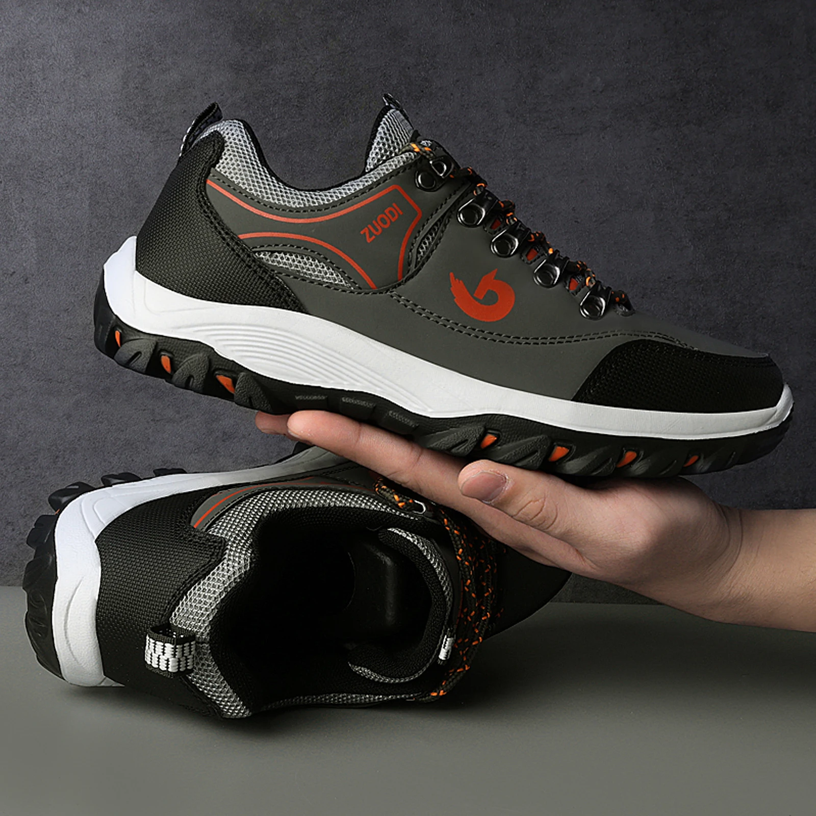 Men's Hiking Shoes Wear-resistant Outdoor Hunting Shoes Men Sport Trekking Walking Mens Tactical Sneakers Plus Size 39-48