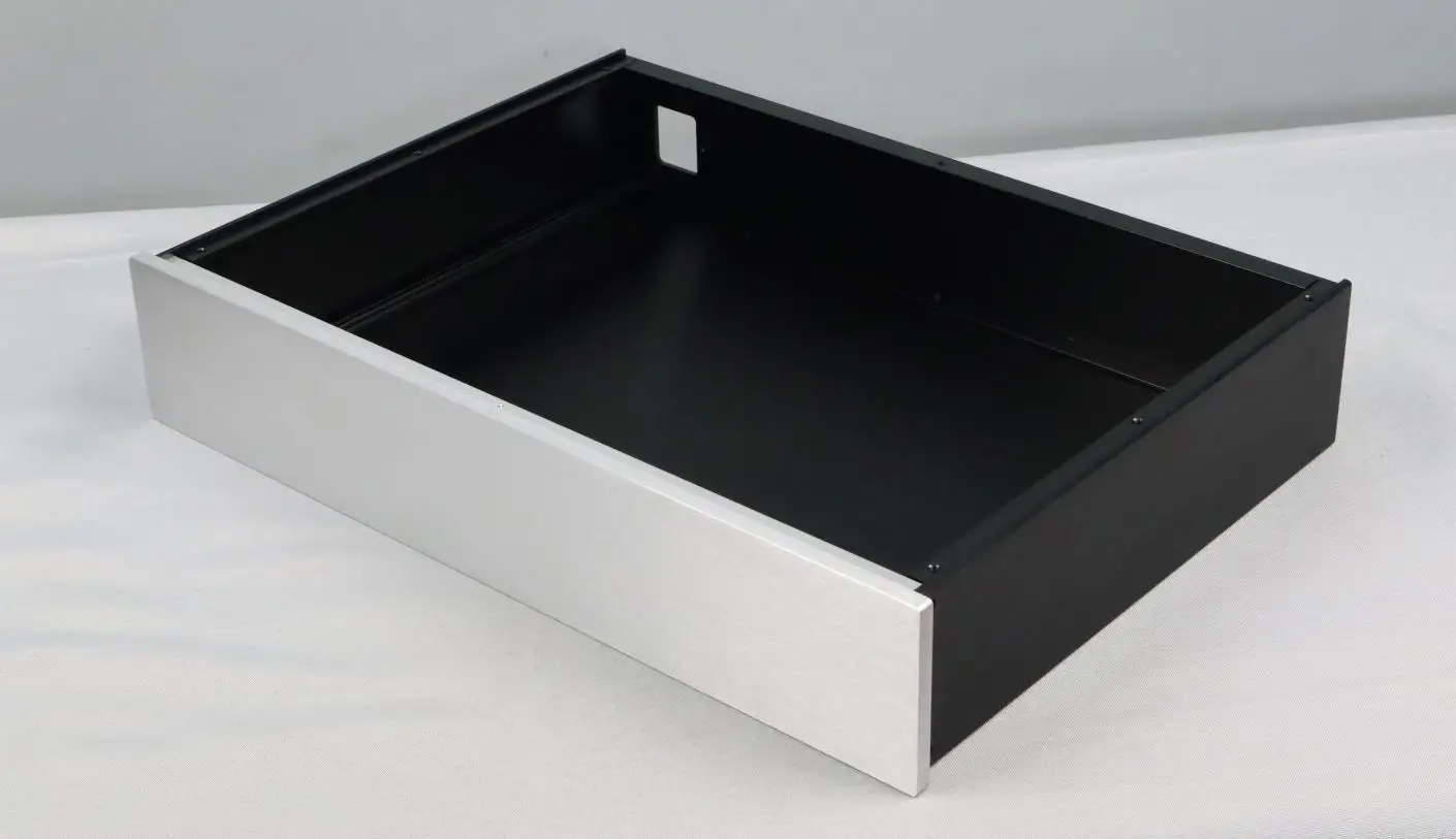 Алюминиевый корпус усилителя/коробка AMP/коробка сделай сам 430*80*308 мм