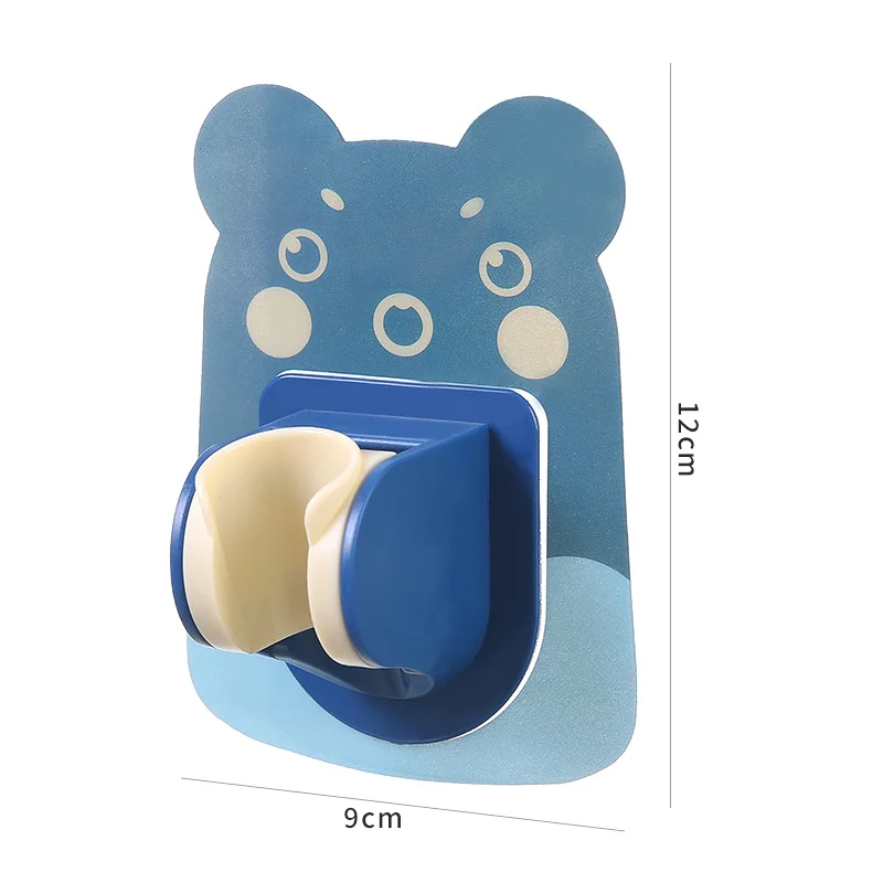 

Мультяшный самоклеящийся кронштейн для душевой лейки, универсальный регулируемый стабильный вращающийся держатель для ванной комнаты, подвесной держатель для детей