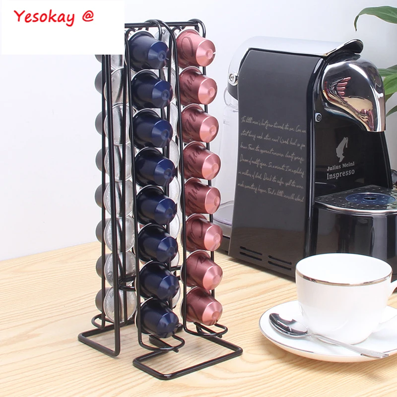 

Вертикальная подставка для кофейных капсул, подставка для кофейных капсул, настольная подставка для кухни, с стабильной базой, предметы для...