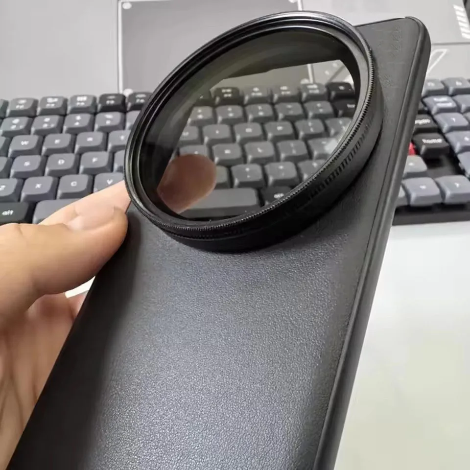 Фото Чехол-адаптер с резьбовым интерфейсом для Xiaomi 15 Ultra 67 мм, кольцо-адаптер для телефона, универсальный фильтр ZOMEI 67 мм CPL VU Star ND2 ND400 №4