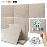 polyester acoustic treatment 6 pcs sound proof wall panels room accessories studio sound insulation sound absorbing panels