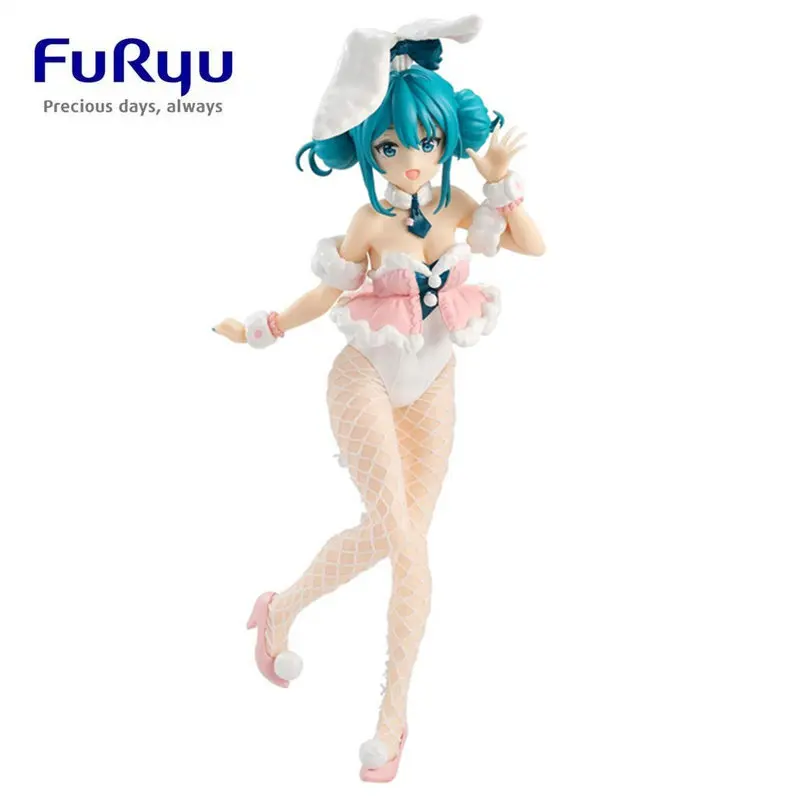 

FuRyu BiCute Bunnies VOCALOID Hatsune Miku Action Figure Anime Model Collectible Table Ornaments Children's Toys Gift