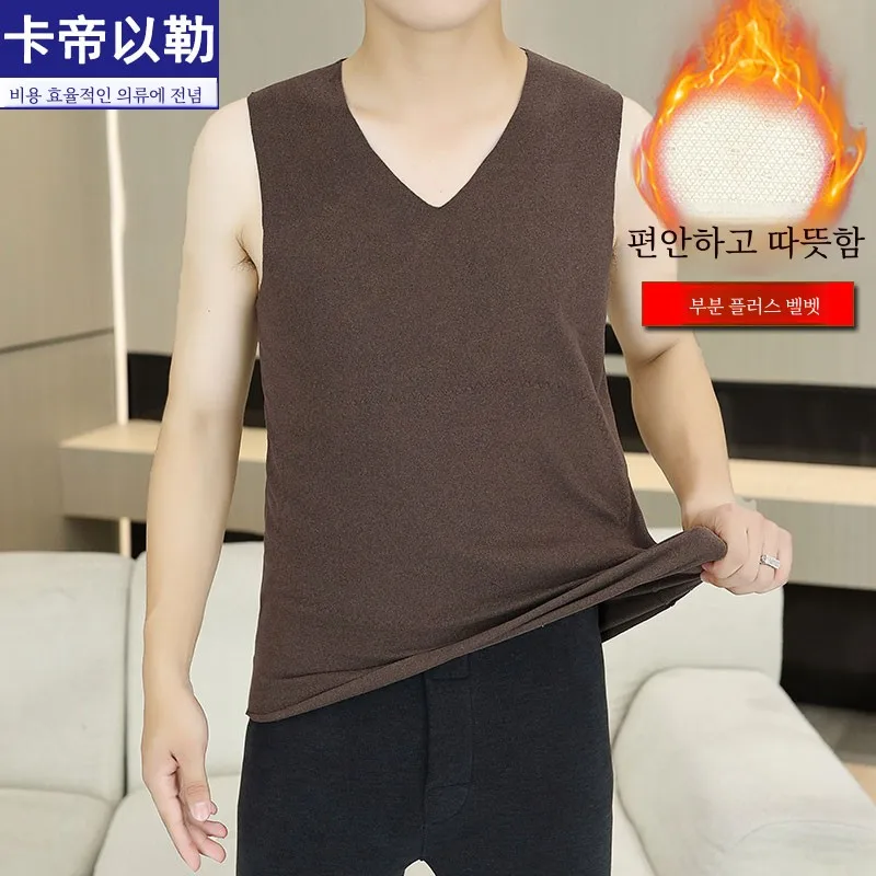 Kadile терможилет мужская внутренняя одежда на флисовой подкладке с утолщенным