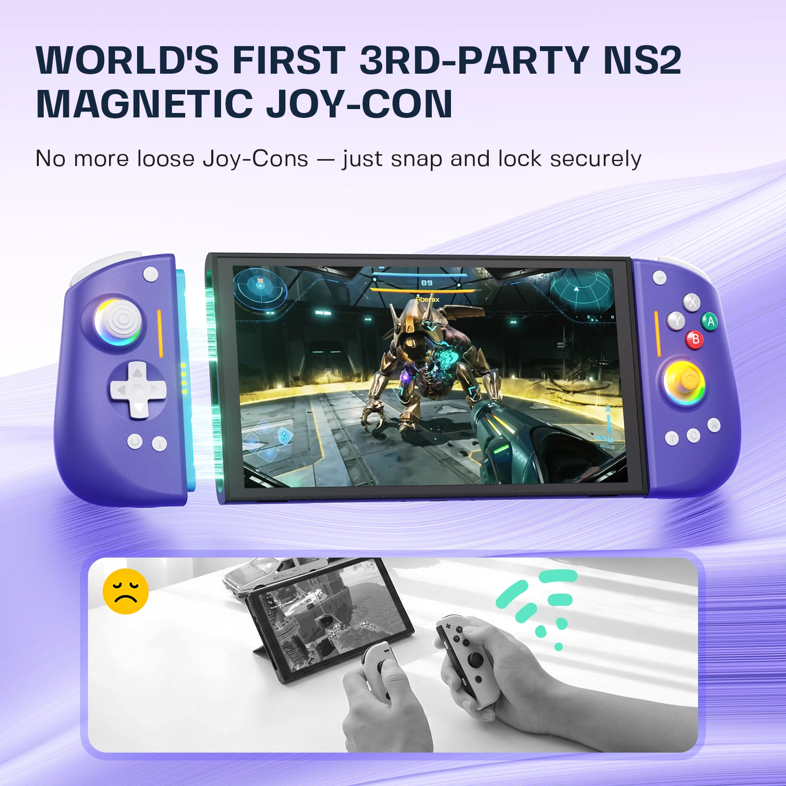 Фото Игровой контроллер NYXI Hyperion 3 для Switch 2 + комплект с чехлом для переноски №2