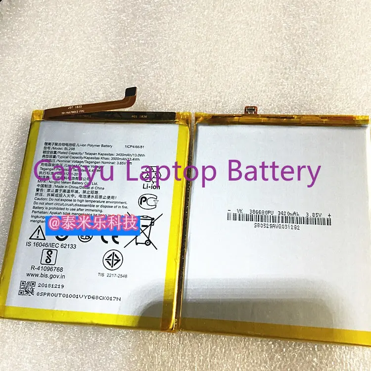 

New High Quality 3500mAh BL298 LB002 3000mAh Battery For Lenovo S5 K520 K520T S5pro S5 Pro GT L58041 L58091 Battery