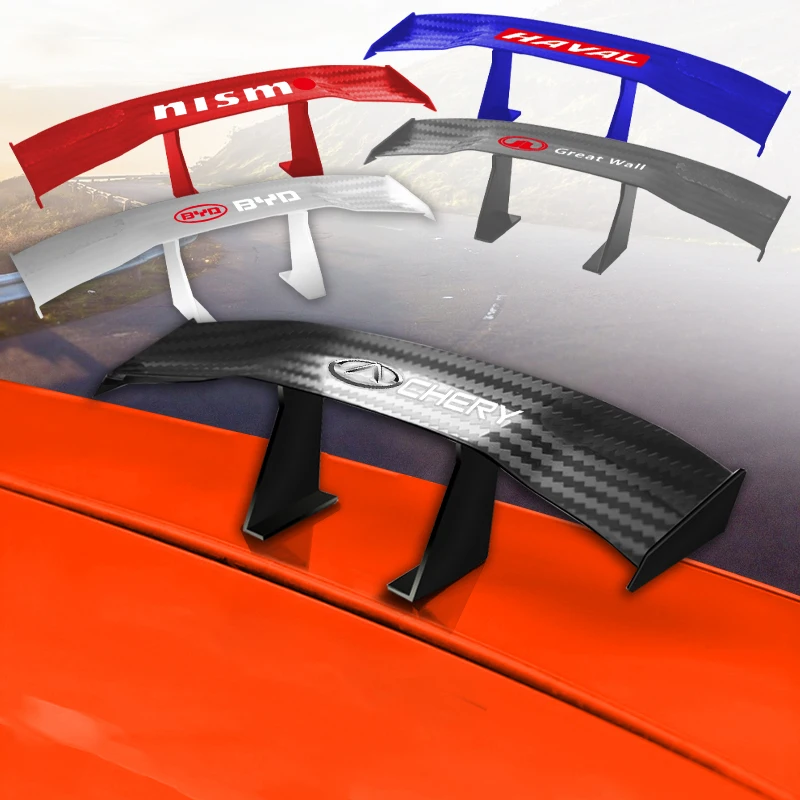 

Spoiler Carbon Fiber 3D Mini Rear Trunk Wing Boot Lip Spoiler for Subaru STI BRZ Impreza Forester Legacy Outback Levorg Tribeca