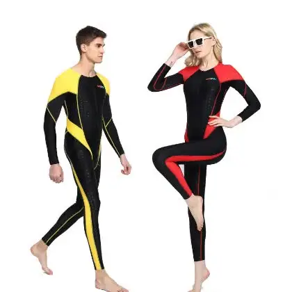 Men Women One Piece Professional Racing Bodysuit Competition Plus Size Swimwear WaterProof Beach Bathing Suit Surfing Rash Guard