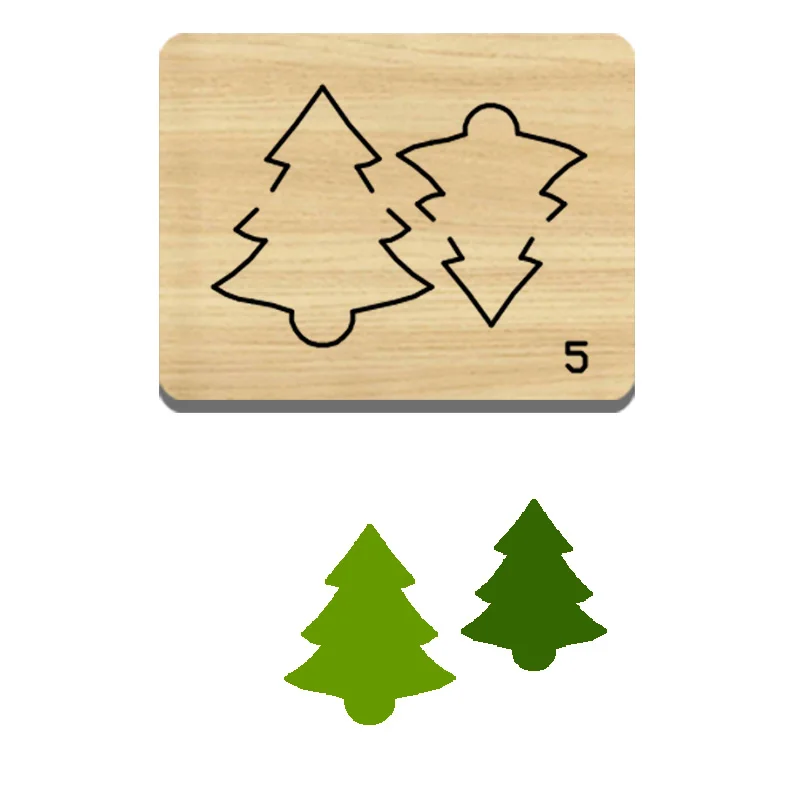 

PR60 Christmas Tree Cutting Die, Suitable For Most Machines