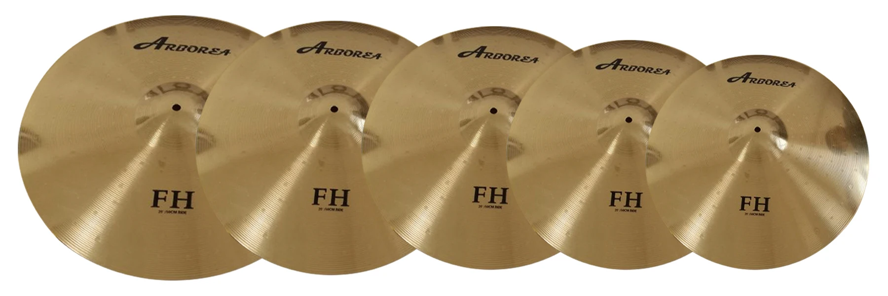 

Arborea FH Cymbal Pack 14'' HH +16'' Crash +18'' Crash +20''Ride+ Bag