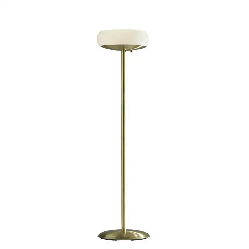 

Jessica 300W Torchiere Floor Lamp in Brass