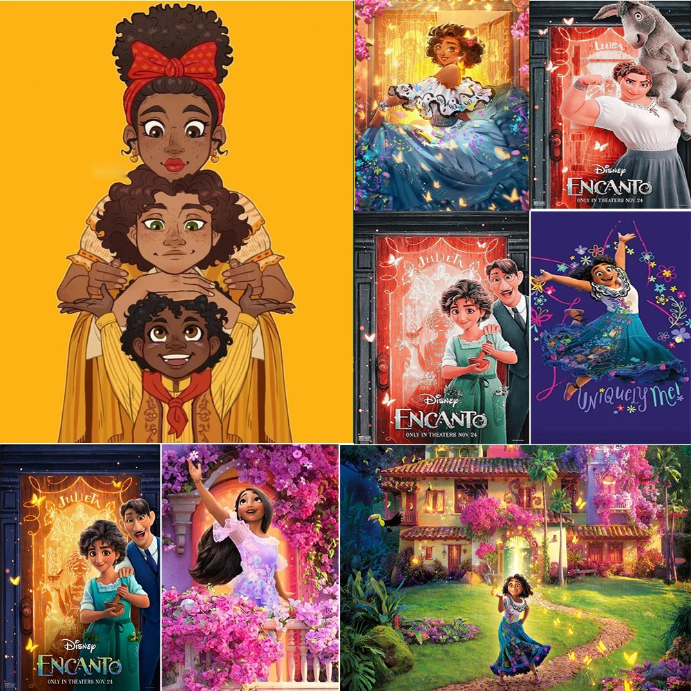 

Disney Diamond Painting Princess Magic Full House Painting Mosaic AB Diamond New 5D Cross Stitch Set Home Decoration Promotion