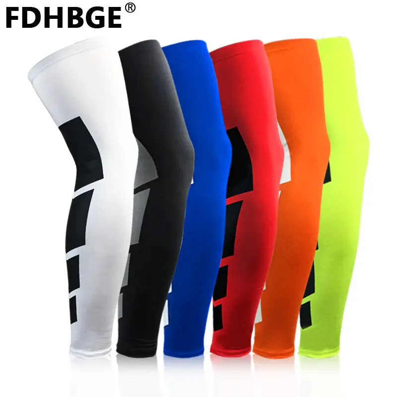 

FDHBGE Knee Pads Support Fitness Sleeve Gym Protector Elastic Kneepad Volleyball Running Lengthen Leg Warmer Safety Equipment