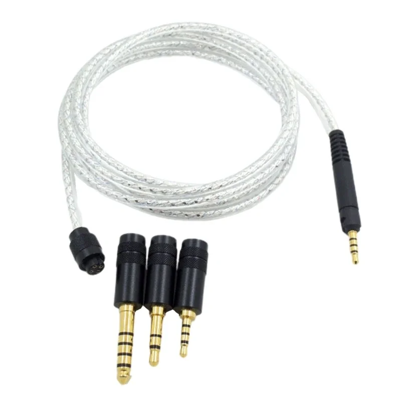 

Получите идеальный серебряный кабель для гарнитуры для наушников HD518 HD558 HD598 HD569 HD579 HD599, который обновит ваш провод