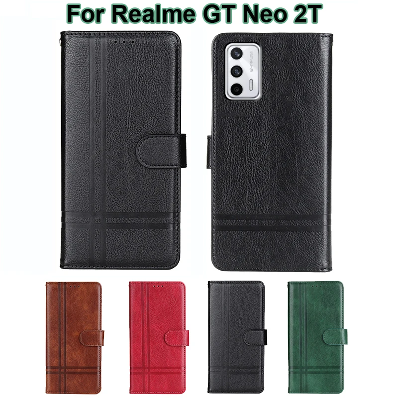 

Флип-чехол для Realme GT Neo 2T, чехол с магнитной застежкой, защитный чехол-книжка для телефона Realme GT Neo2T, кожаный чехол-бумажник Etui Hoesje