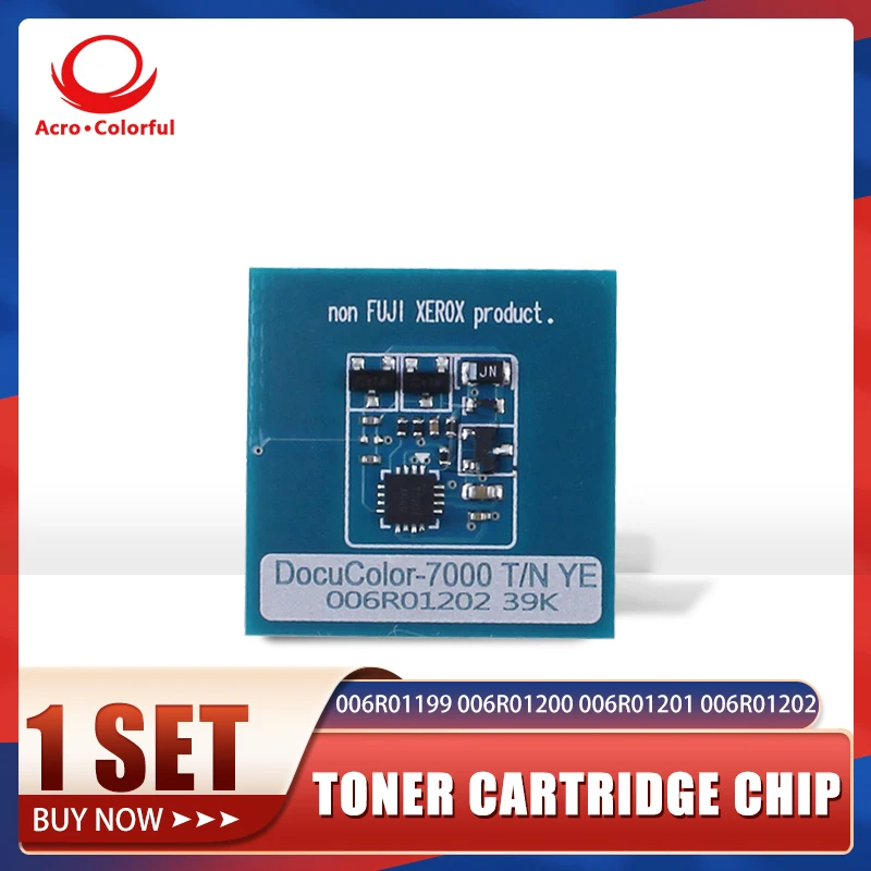 

1 Set Compatible Toner Chip For Xerox DocuColor7000 8000 Printer Cartridge 25K 39K