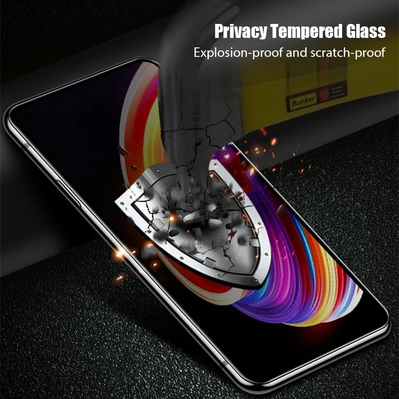 Фото Антишпионское стекло для Oppo Realme X50M Pro X7 Pro X3 X2 Q2 Pro Q, защита экрана Realme C17 C15 C12 C11 GT, дневное стекло №3