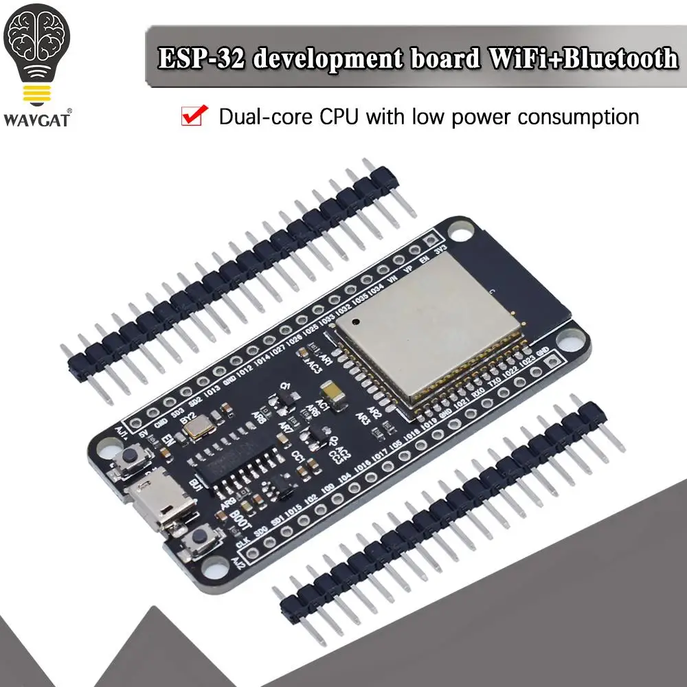 Макетная плата ESP32, беспроводной двухъядерный модуль фильтров CH340G 2,4 ГГц RF ESP32, высокое качество для Arduino