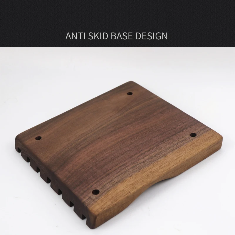 Парикмахерская искусственная деревянная коробка из орехового дерева для