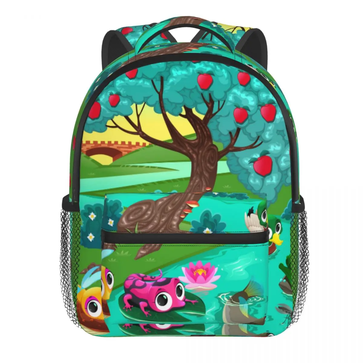 2022 Children Backpack Toddler Kids School Bag Cute Animals River Kindergarten Bag for Girl Boys