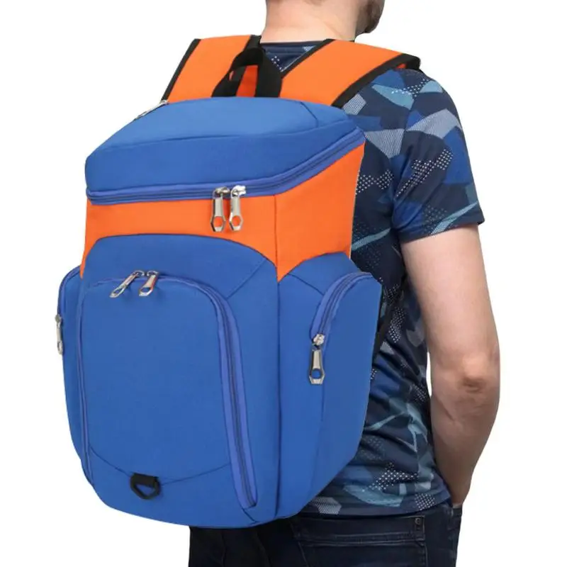 

Sport Backpack 30L Large Basketball Backpack With Waterproof Bottom Outdoor Travel Bags With Mesh Pocket Space Saving Breathable
