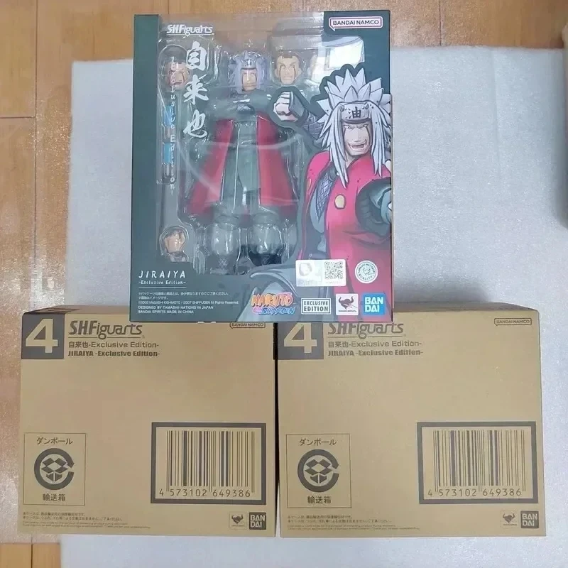 

100% Original Bandai S.h Figuarts Jiraiya Exclusive Edition Naruto In Stock Anime Action Limited Collection Figures Model Gifts