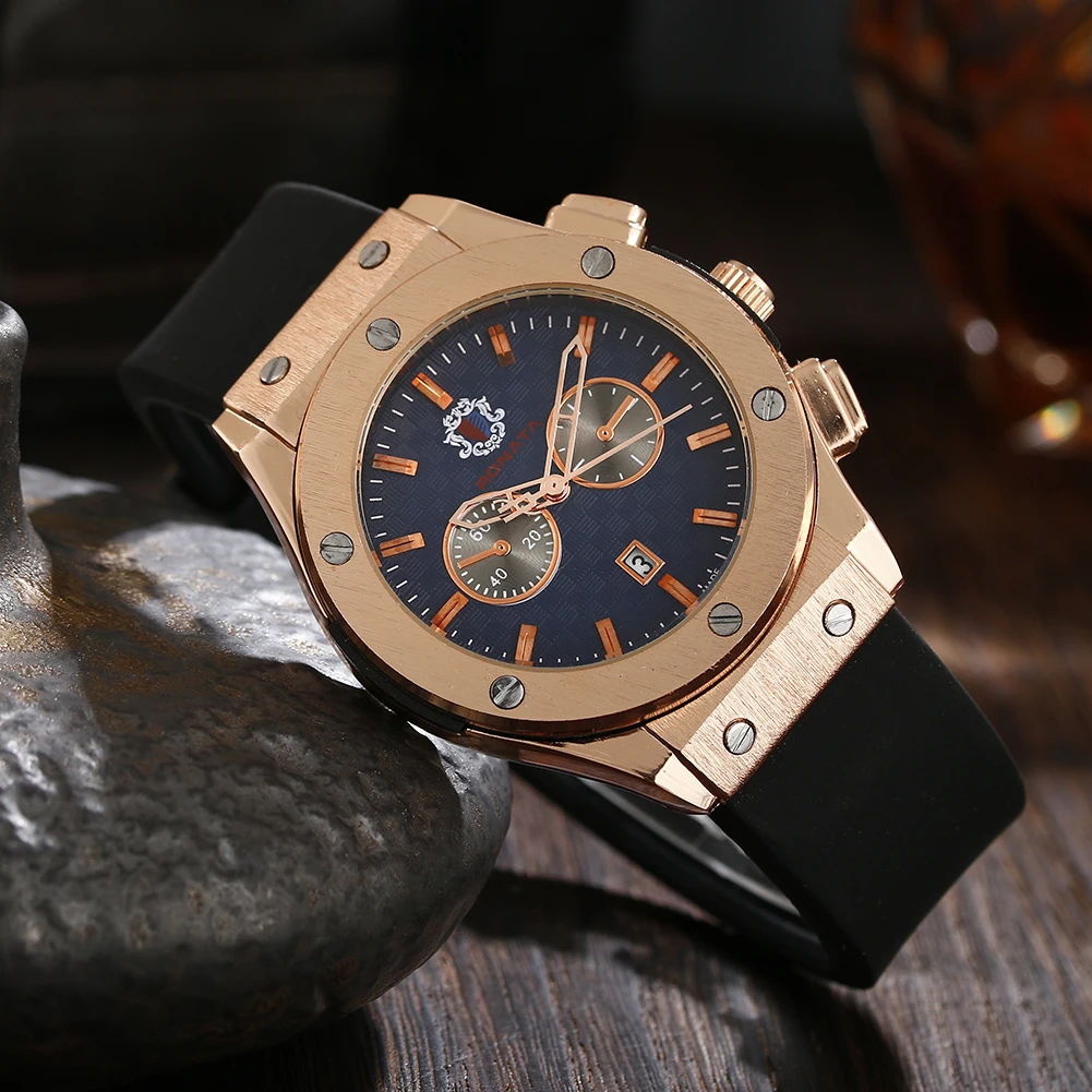famous brand men military watch 2022 new fashion casual waterproof complete calendar wristwatch male silicone strap clock hot free global shipping