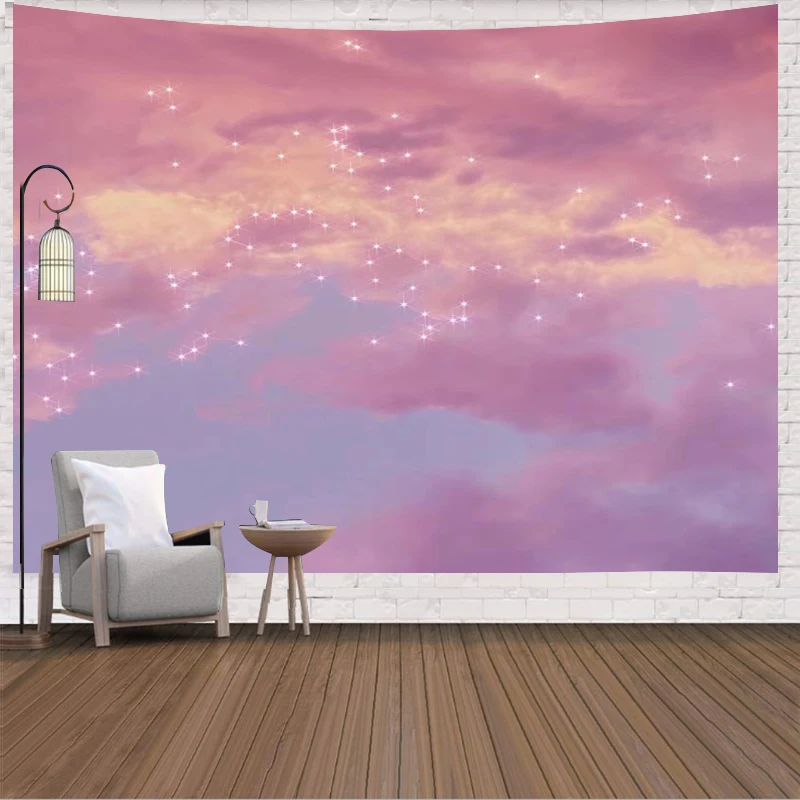 Кружевное настенное украшение в виде облака для спальни гостиной покрывало с