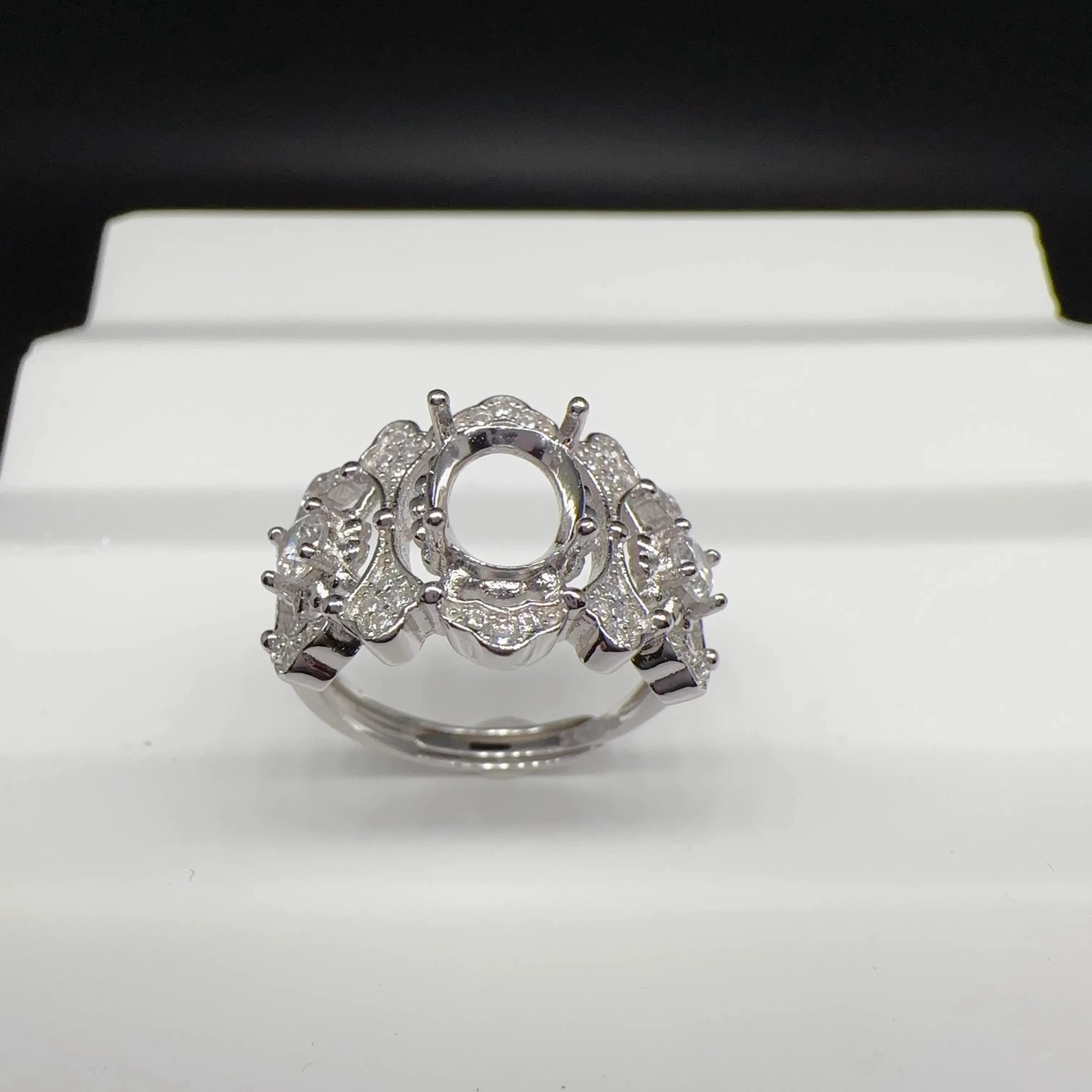 MeiBaPJ инкрустация Овальный 6*8 мм драгоценный камень модное кольцо Набор сделай сам