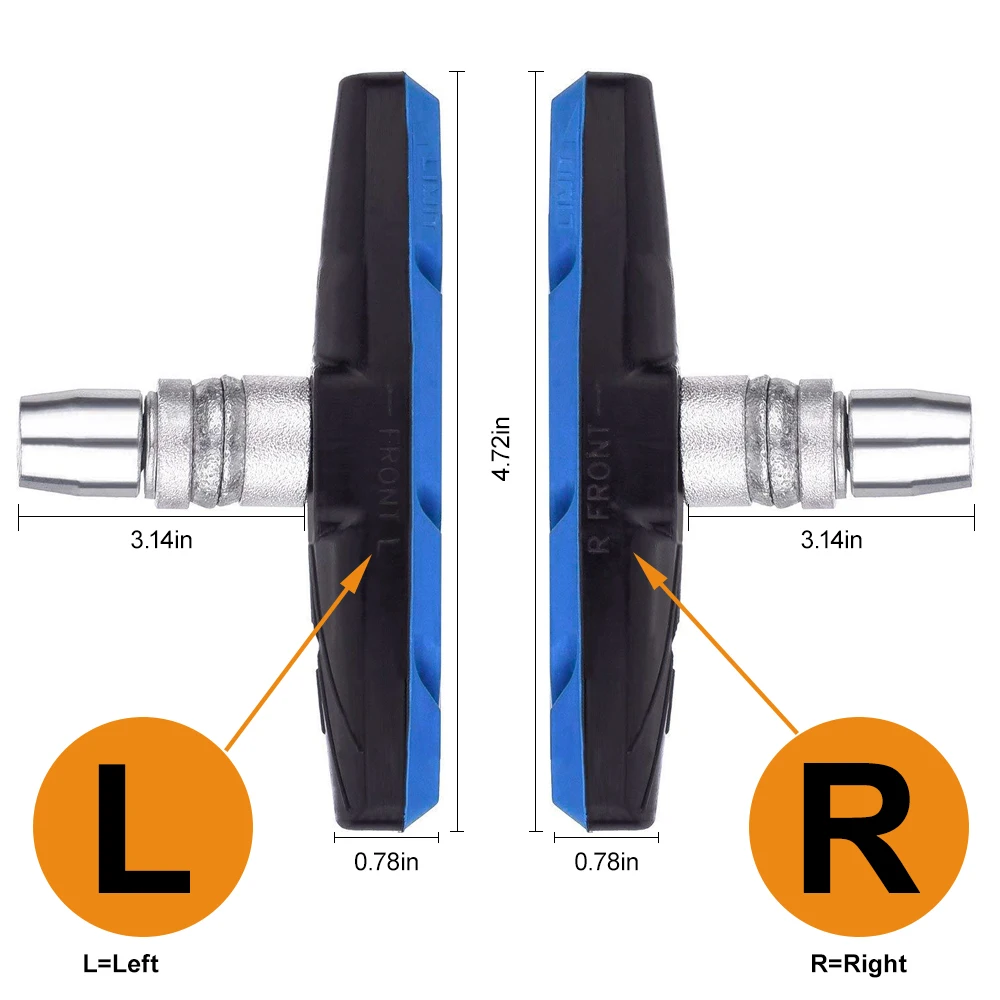 Набор Велосипедных Тормозных Колодок 70 Мм Для Горного И Шоссейного Велосипеда