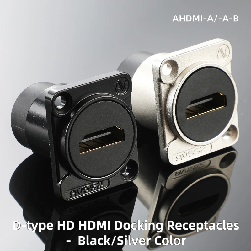 Купи 1PCS Type D HDMI 2.0 Plug Adapter 4K HD 90° Right Angle Female Docking Converter Stable Seat Chassis Audio Video Plug Connector за 44 рублей в магазине AliExpress