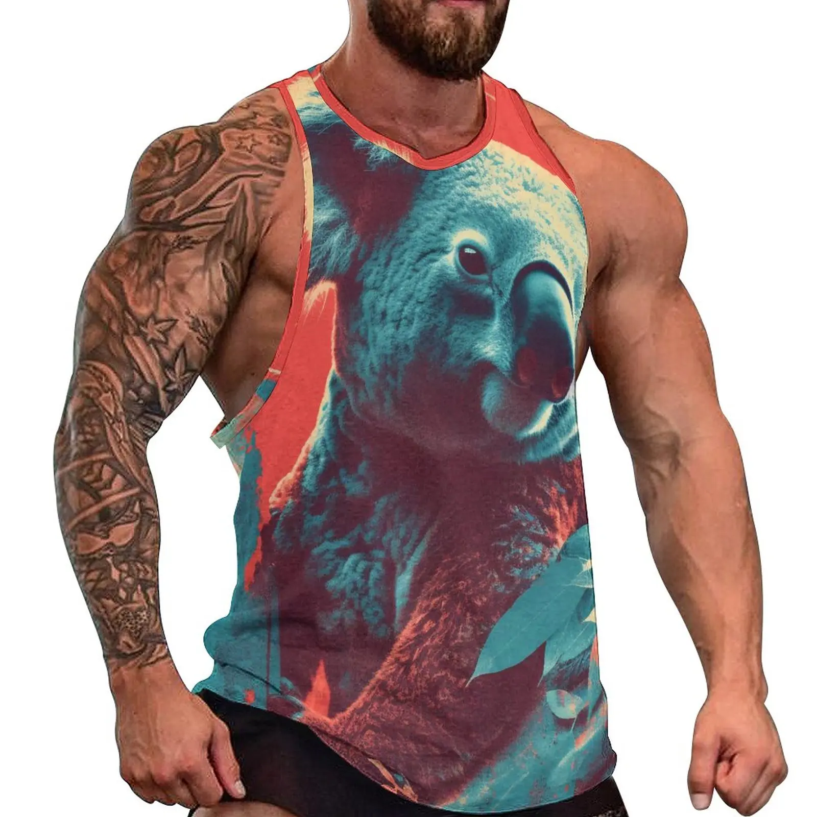 

Мужская повседневная майка без рукавов, размеры до 5XL