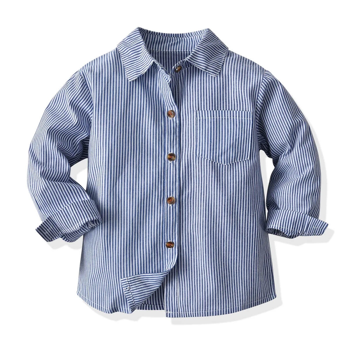 Детский джентльменский костюм для мальчиков на весну и осень рубашка с длинным