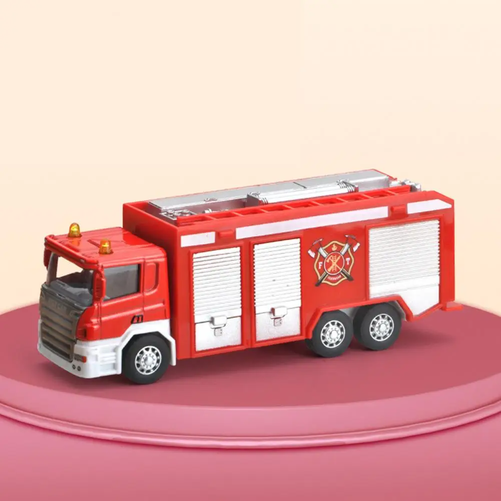 Модная Игрушечная машина пожарная обучающая модель автомобиля игрушка мини