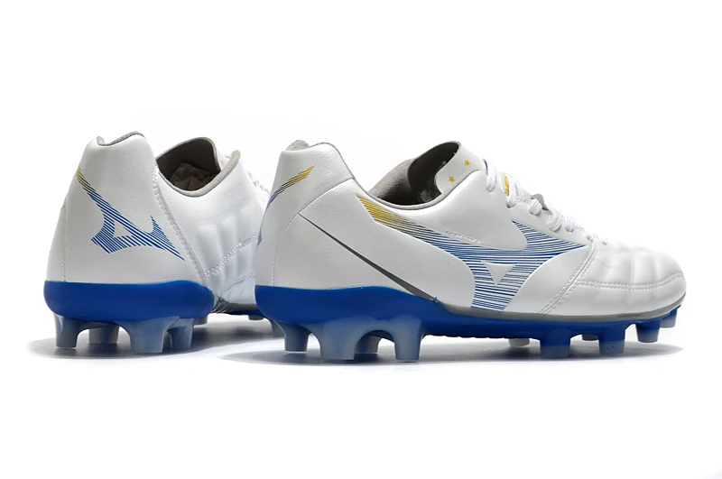 Authentic Mizuno Creation MORELIA REBULA CUP FG Men's Shoes Sneakers Mizuno Outdoor Sports Shoes White/Blue Size Eur 40-45