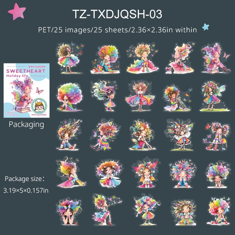 

Набор стикеров Sweetheart Holiday Life Kawaii