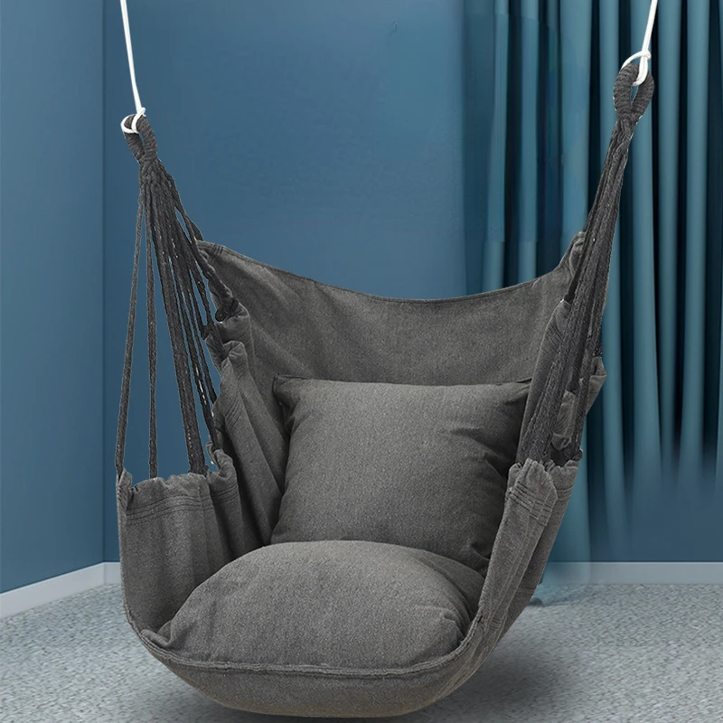 College Student Dormitory Hammock With Pillow Indoor Camping Swing Adult Leisure Chair
