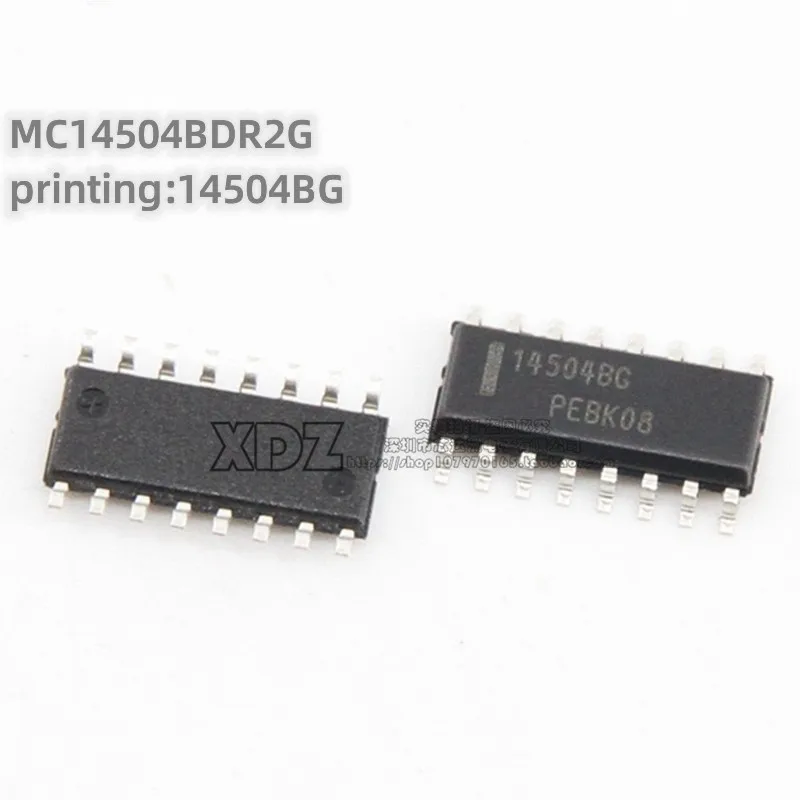 5 шт./лот MC14504BDR2G шелкотрафаретная печать 14504BG SOP-16 упаковка оригинальный подлинный преобразователь уровня напряжения чип