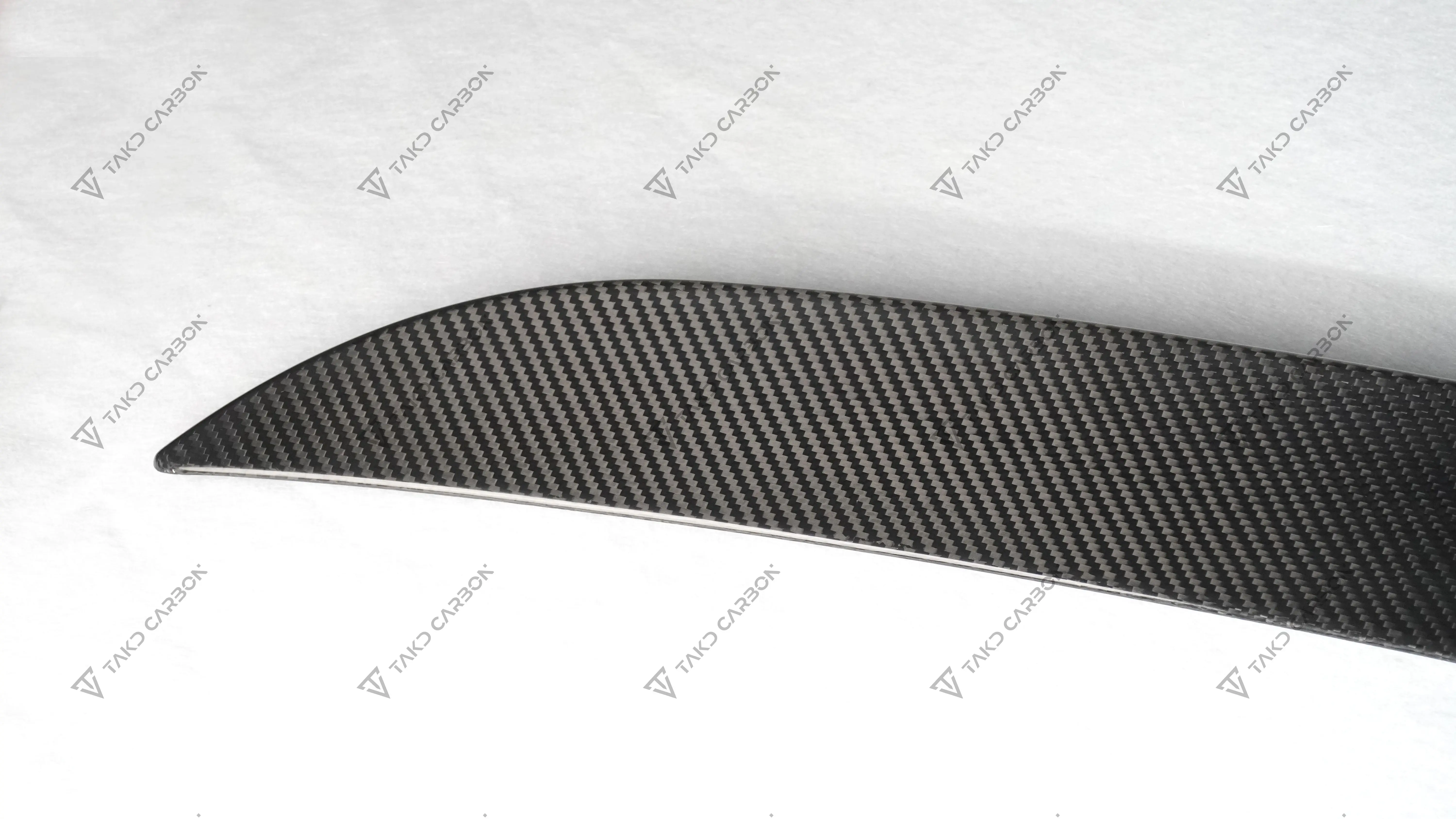 CS-стиль 3K саржевый всесухой задний спойлер из углеродного волокна универсальный