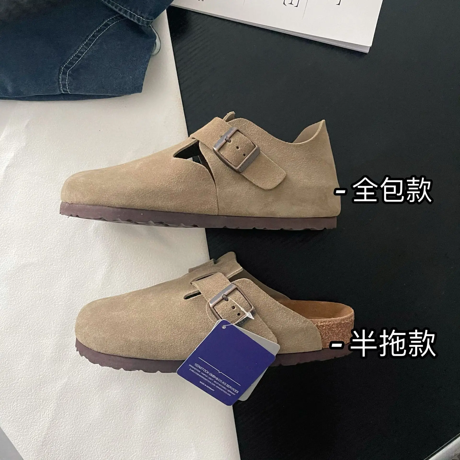 Women's Loafers Shoes 2023 New Real Leather Suede Women Sneakers Casual Outdoor Moccasins Flats Shoes Driving Slip On Flat Shoes