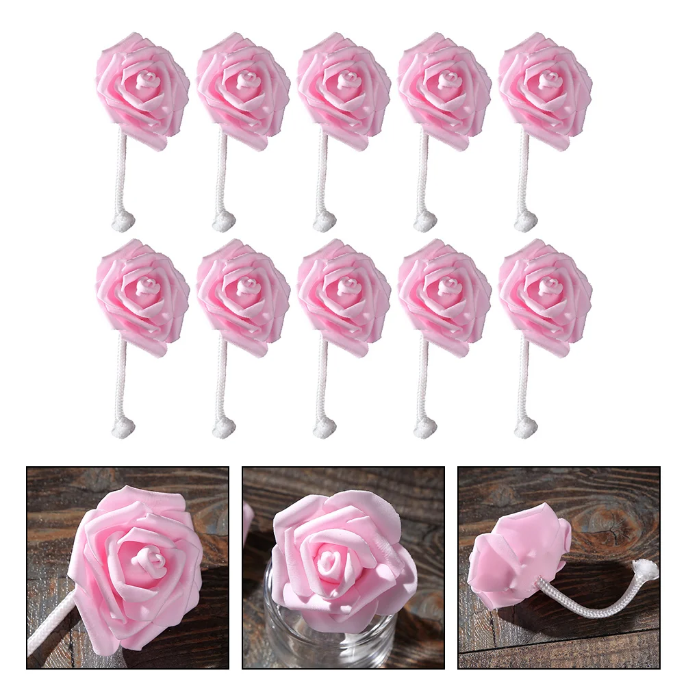 

10pcs Diffusers Room Freshener Sticks Room Scent Sticks Diffuser Essential Oil Sticks Rose Fragrance Diffuser