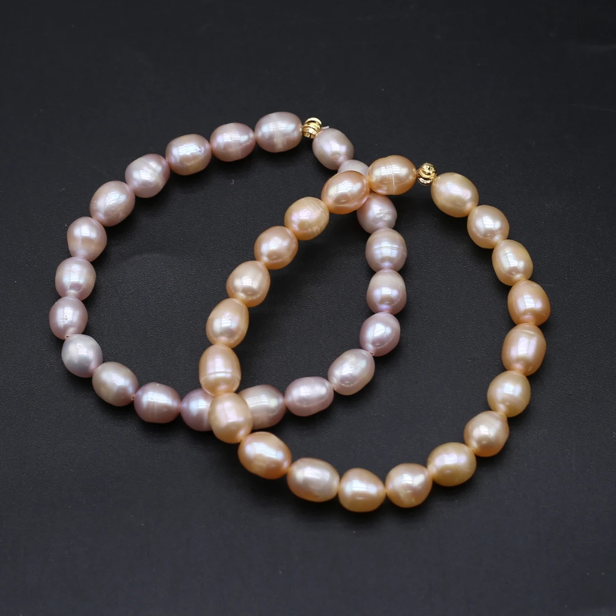 

Natural Freshwater Pearl Bracelets Friendship Bracelet Cuff Bangles Wrap Beads Elastic String Jewelry Women Bracelets 18cm 7-8mm