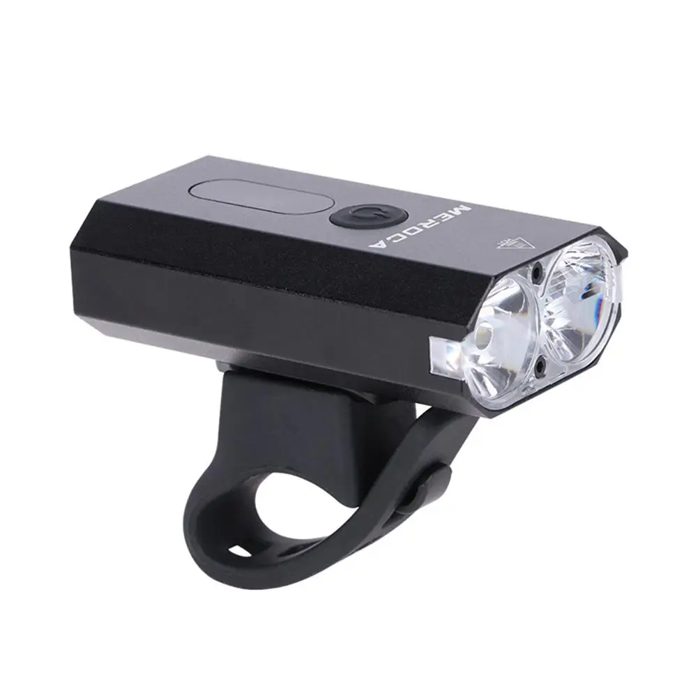 

Aluminum Alloy Bicycle Light Headlamp Power Display Usb Rechargeable Mini Cycling Car Front Lamp
